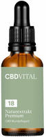 CBD VITAL Bio CBD 18% Naturextrakt Premium Hanftropfen 30 ml