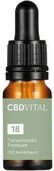 CBD Vital CBD Öl 18% Mundpflegeöl Tropfen (10ml)