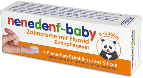 Dentinox nenedent-baby Zahncreme mit Fluorid Zahnpflegeset (20ml)