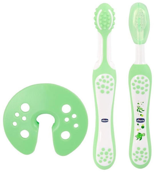 Chicco Set Evolutive Toothbrush + Teeth Massager