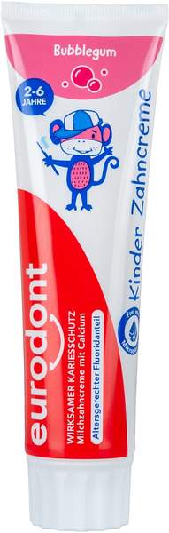 Aldi Nord Eurodont Kinder Zahncreme Bubblegum Test Testbericht.de-Note:  befriedigend vom (März 2023)