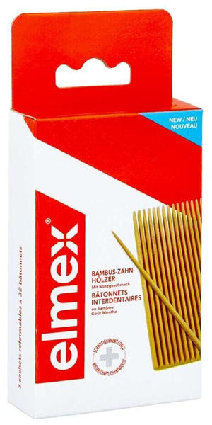 Elmex Bambus-Zahnhölzer (3 x 32 Stk.)