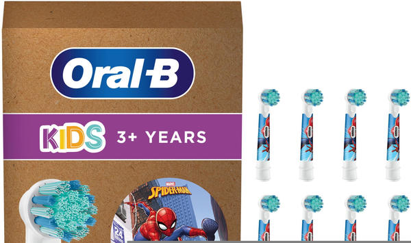 Oral-B Kids 3+ Years Spiderman Ersatzbürsten (8 Stk.)