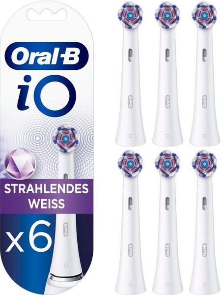 Oral-B iO Strahlendes Weiss Aufsteckbürsten (6 Stk.)
