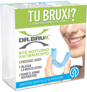 Dr. Brux Modelling Bite Night Upper Arch Transparent Blue