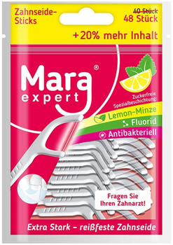 Mara Expert Zahnseide-Sticks Lemon-Minze (48 Stk.)