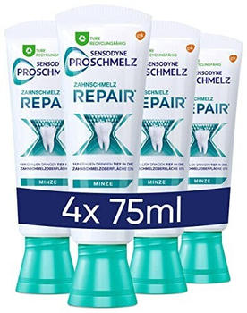 Sensodyne ProSchmelz Repair Zahnpasta mit Fluorid (4 x 75ml)