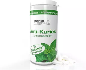 ApoTeam Penta-Sense Anti-Karies Lutschpastillen Pfefferminz (150 Stk.)