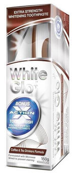 White Glo Coffee & Tea Drinkers Formula Zahnpflegeset