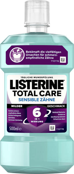 Listerine Total Care Sensible Zähne Mundspülung (500ml)