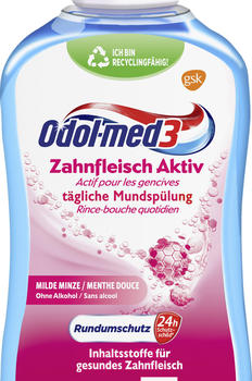 Odol-med3 Zahnfleisch Aktiv tägliche Mundspülung (500ml)
