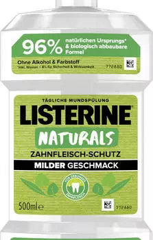 Listerine Naturals Zahnfleisch-Schutz Milder Geschmack (500ml)