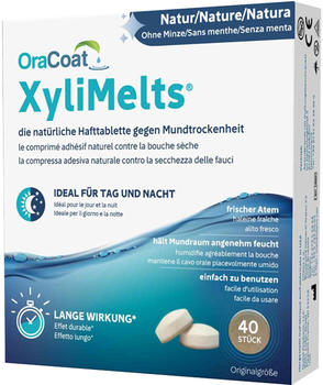 OraCoat XyliMelts Hafttabletten ohne Minze (40 Stk.)