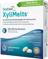 PZN-DE 12596073, Xylimelts Hafttabletten milde Minze OraCoat 40 St Tabletten,