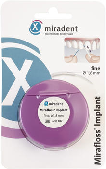 Miradent Mirafloss Implant Zahnseide fein 1,8 mm (45 x 15 cm)
