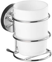WENKO Vacuum-Loc Zahnputzbecher Mod. Milazzo Befestigen ohne bohren 20880100