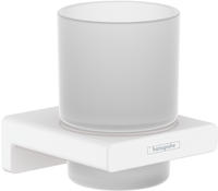 hansgrohe AddStoris Zahnputzbecher, Accessoires, 41749700, mattwei&szlig;