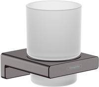 hansgrohe AddStoris Zahnputzbecher, Accessoires, brushed black chrome