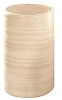 Kleine Wolke Bad Accessoires Sahara Zahnputzbecher 10,8x6,5x6,5 cm | natur - beige