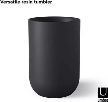 Umbra Junip Zahnputzbecher Polyresin Schwarz (1008025-040)