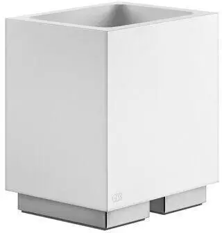 Gessi Rettangolo Stand-Glashalter Becher Weiß Warm Bronze PVD (20831735)