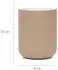 Douceur d'Intérieur Mambo Zahnbürstenbecher Keramik Beige (1802106)