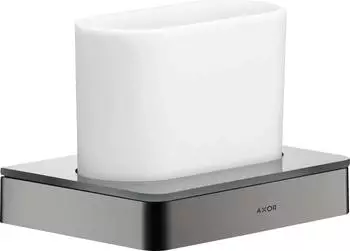 Hansgrohe AXOR Universal Accessories Zahnputzbecher, Wandmontage, polished black chrome (42834330)
