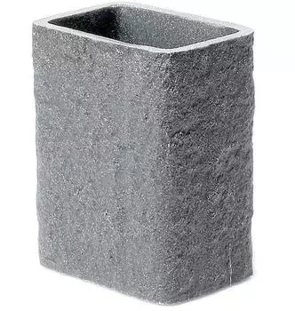 Gedy Aries Zahnb&uuml;rstenhalter Glas, grau (AR9808)