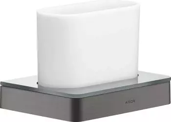 Hansgrohe AXOR Universal Accessories Zahnputzbecher, gebürstetes Schwarzchrom (42834340)