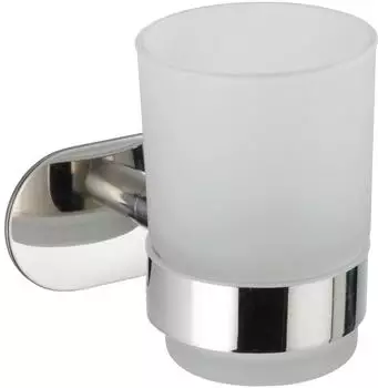 Wenko Turbo-Loc Orea Shine Zahnputzbecherhalter, Edelstahl, ohne Bohren