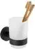 Wenko Uno Bosio Black Zahnputzbecher, Edelstahl matt (24234100)