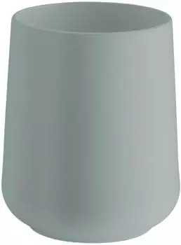 Smedbo FREE Zahnputzbecher, Kunststoff, eukalyptusgrün (BG572)
