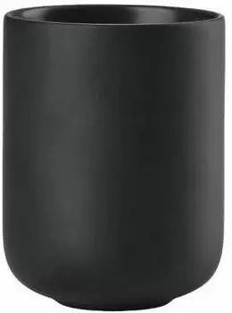 Zone Denmark Sensu Zahnbürstenbecher, schwarz, Steinzeug