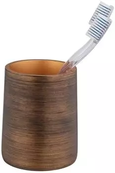 Wenko Zahnputzbecher Palena Polyresin bronze (25351100)