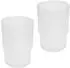 bremermann PIAZZA & LUCENTE Ersatz-Glasbecher, satiniertes Glas, 2er-Set
