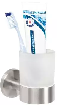 bremermann PIAZZA Glasbecherhalter, Edelstahl matt & Glas (9462)