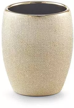 Zeller Zahnputzbecher "Glitter" Steinzeug, gold, 300ml (18757)
