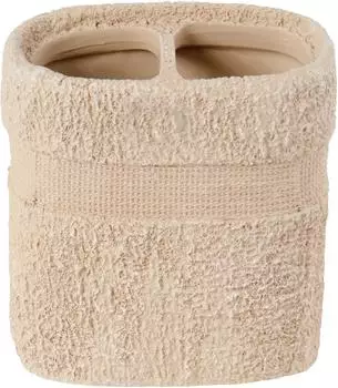 MSV Kiribati Zahnbürstenhalter Polyresin, beige (141850)