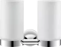 Duravit Starck T Zahnputzbecher doppelt, Accessoires, 0099481000, chrom
