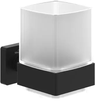 Villeroy & Boch Elements Striking Glashalter, matt schwarz (TVA152019000K5)
