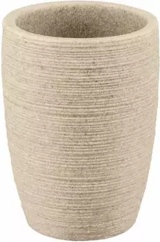 Kleine Wolke Zahnputzbecher "Sand" beige, Kunststoff (8680272852)