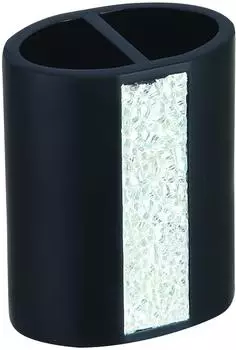 MSV Luanda Zahnbürstenhalter Polyresin, schwarz (141603)