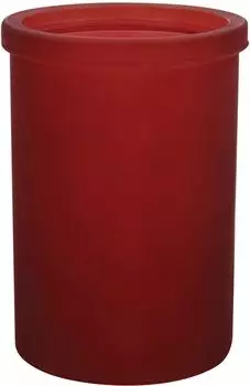 Spirella Yoko Zahnputzbecher, Glas, rot (10.20406)