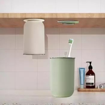 LuxusKollektion Zahnbecherhalter magnetisch 360ml, Edelstahl, grün