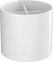 hansgrohe WallStoris Becher 27921700 d= 126mm, mit Trennwand, Mattwei&szlig;