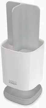 Joseph Joseph EasyStore Zahnbürstenhalter, klein, grau-weiß