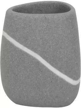 MSV Jaipur Zen Zahnputzbecher Steinoptik, grau (1922/141541)