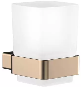 emco loft Glashalter Wandmodell, satiniertes Kristallglas, bronze geb&uuml;rstet (052001700)
