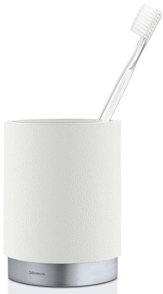 Blomus ARA Toothbrush Cup Brushed Inox/White