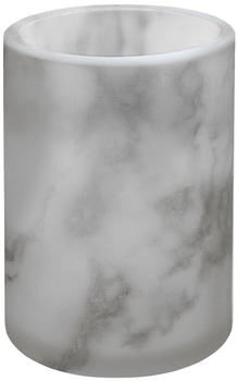 Kleine Wolke Zahnputzbecher Marmor aus Glas mit Marmor Optik